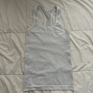 Lululemon Women's White Racerback Tank Top